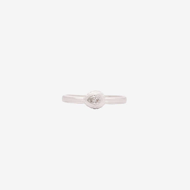 Diamond Mini Astra Ring in Sterling Silver