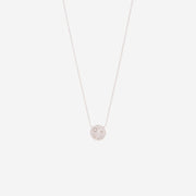 Grey Diamond Walk On The Moon Necklace in Sterling Silver