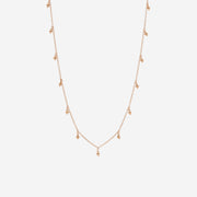 All Day Droplet Necklace in Gold Vermeil