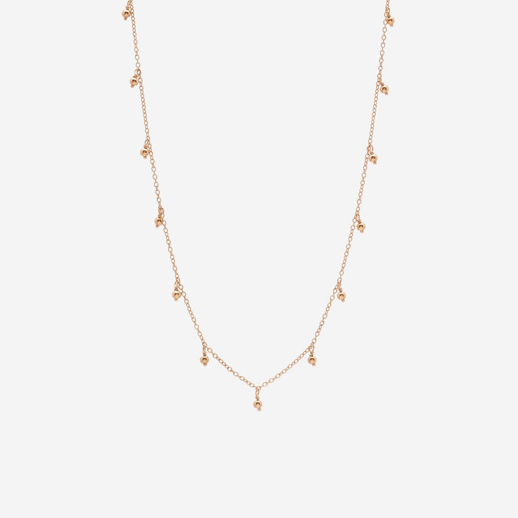 All Day Droplet Necklace in Gold Vermeil